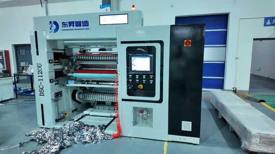 terugspoelmachine papierrol snijmachine schone perslucht